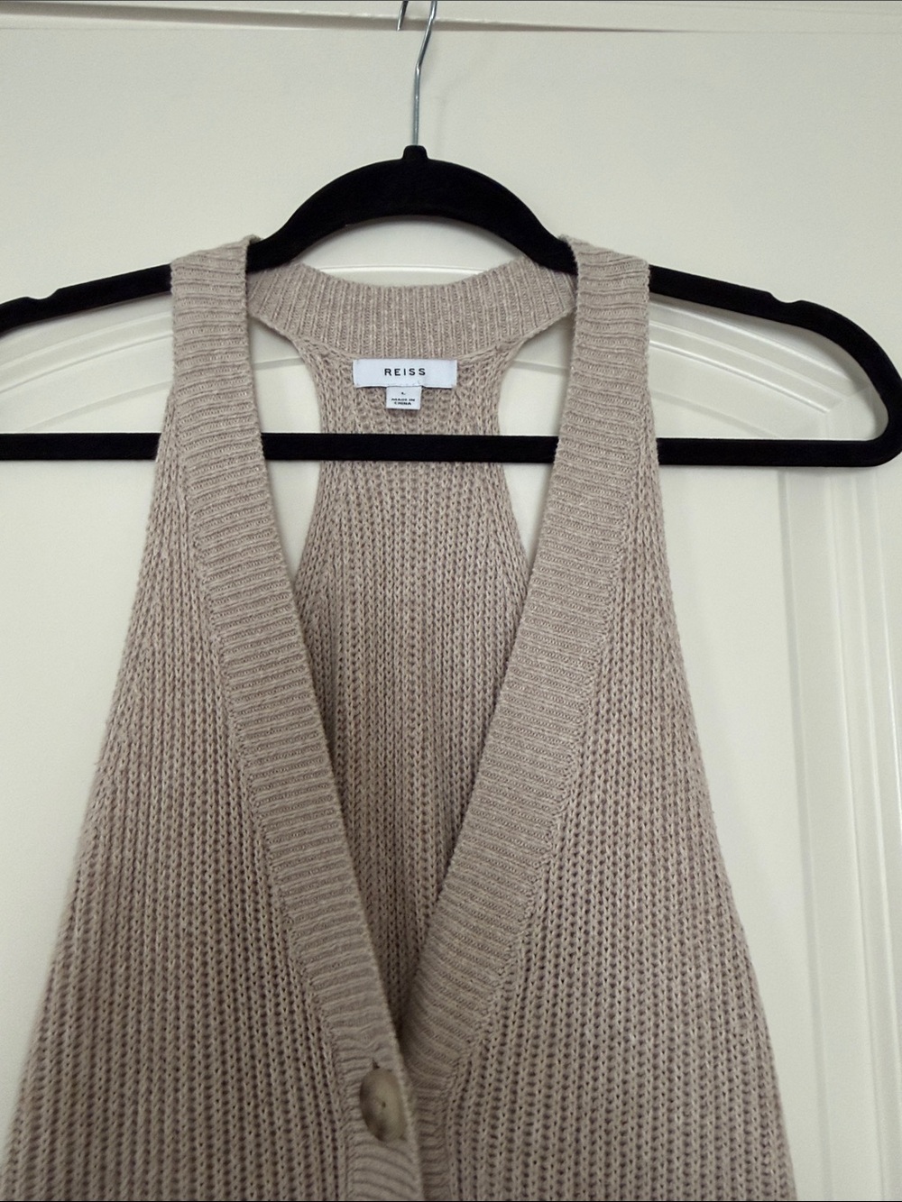 Reiss | (L) Sinead Racerback Ribbed Sweater Vest - Picture 5 of 7